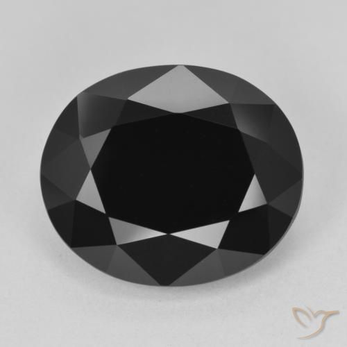 12.61ct Natural Schorl Tourmaline, Oval, Opaque