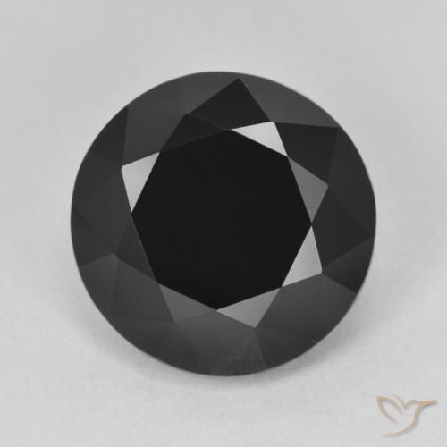 7.85ct Natural Schorl Tourmaline, Round, Opaque