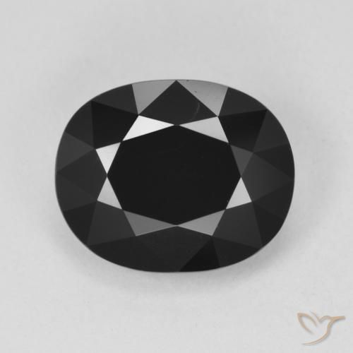 5.15ct Natural Schorl Tourmaline, Oval, Opaque