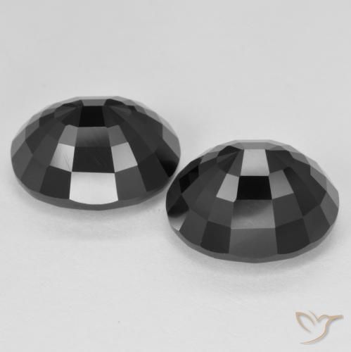 Tourmaline Gemstones in 12 x 10 mm (calibrated) Size for Sale, Tourmaline Stones in Schorl Color