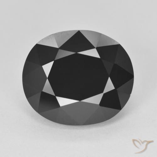 11.10ct Natural Schorl Tourmaline, Oval, Opaque
