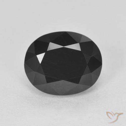 Turmalina Chorlo Ovalada de 3.44 ct de Tanzania, dimensión 9,9 x 8,2mm, piedra preciosa natural No tratado, claridad Opaco, Turmalina Forma ovalada de 1 pieza, dureza de Mohs de 7 - 7.5 Adecuado para joyas de uso diario , Piedra del Zodiaco Libra, Photo A