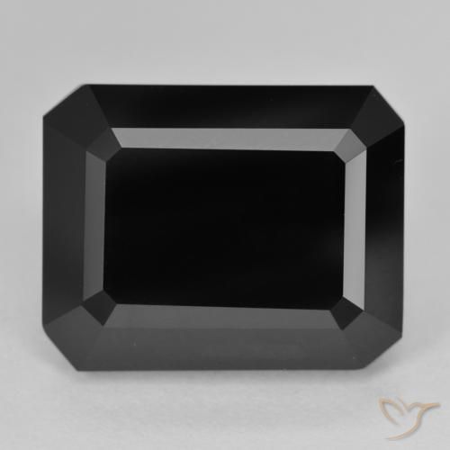 18.89ct Natural Schorl Tourmaline, Emerald Cut, Opaque
