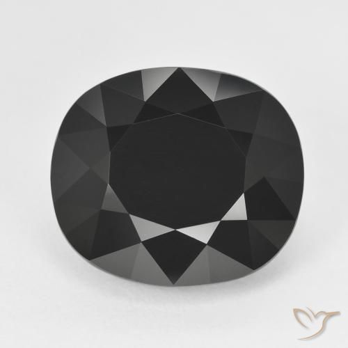 15.15ct Natural Schorl Tourmaline, Cushion, Opaque