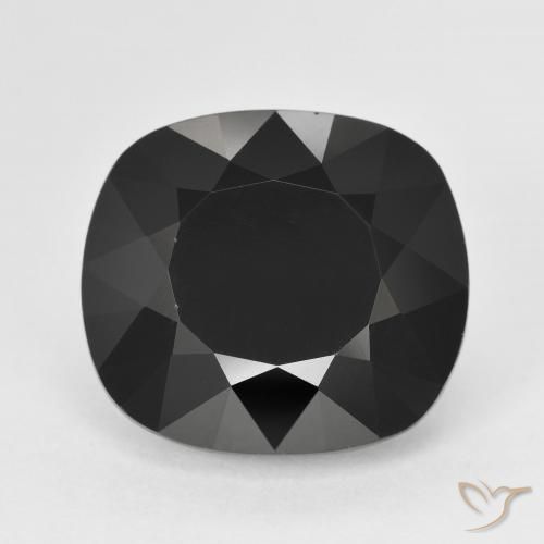13.87ct Natural Schorl Tourmaline, Cushion, Opaque