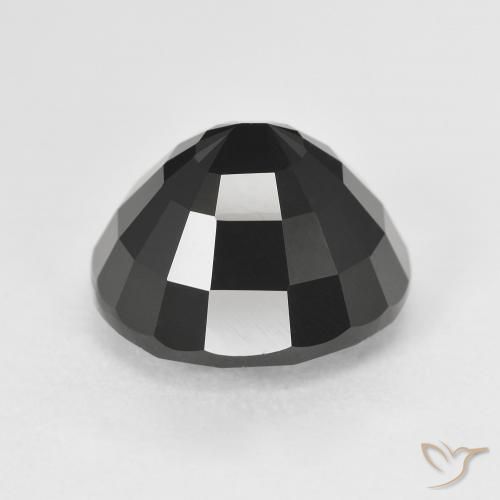 Tourmaline Gemstone in 11.9 x 10.8 mm Size for Sale, Tourmaline Stone in Schorl Color