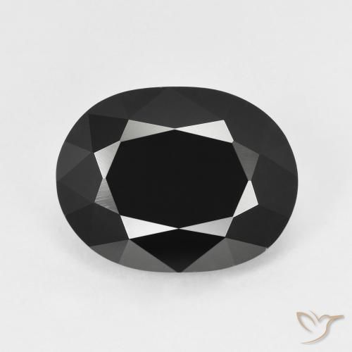 5.67ct Natural Schorl Tourmaline, Oval, Opaque, Photo A