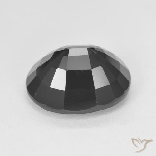 Tourmaline Gemstone in 13.4 x 11.2 mm Size for Sale, Tourmaline Stone in Schorl Color