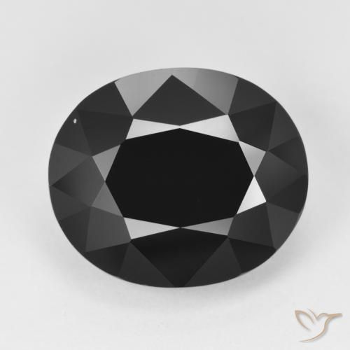 12.70ct Natural Schorl Tourmaline, Oval, Opaque
