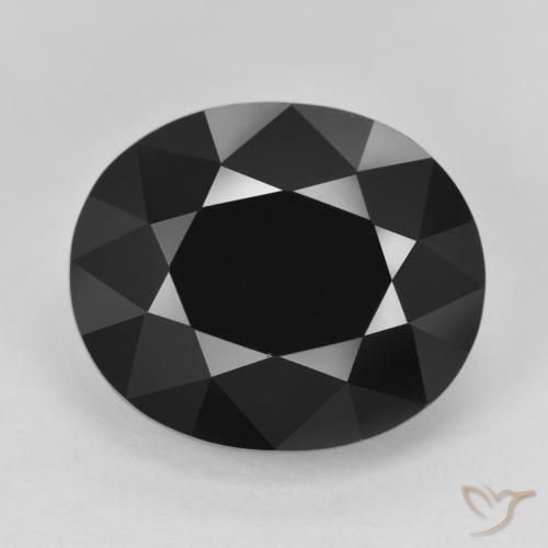12.65ct Natural Schorl Tourmaline, Oval, Opaque