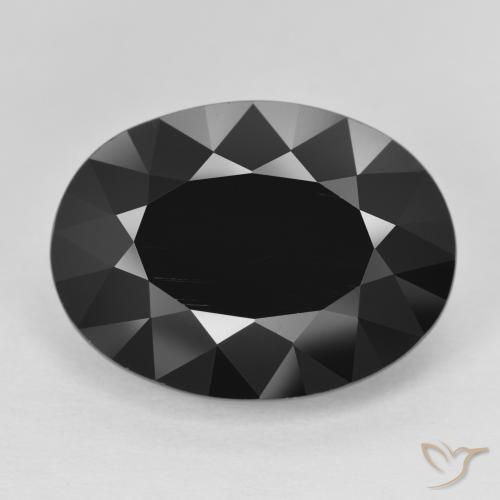 11.42ct Natural Schorl Tourmaline, Oval, Opaque