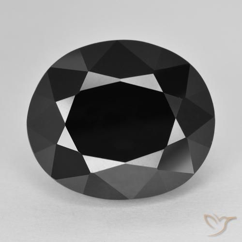 16.70ct Natural Schorl Tourmaline, Oval, Opaque