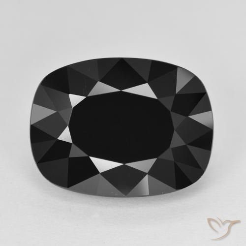 11.72ct Natural Schorl Tourmaline, Cushion, Opaque