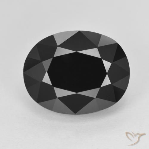 9.76ct Natural Schorl Tourmaline, Oval, Opaque