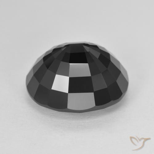 Tourmaline Gemstone in 13.3 x 11.8 mm Size for Sale, Tourmaline Stone in Schorl Color
