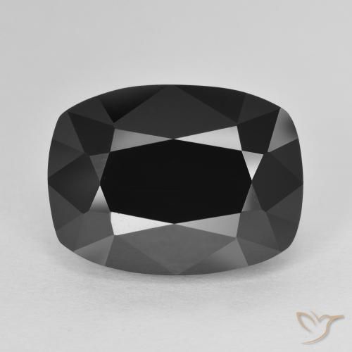 12.24ct Natural Schorl Tourmaline, Cushion, Opaque