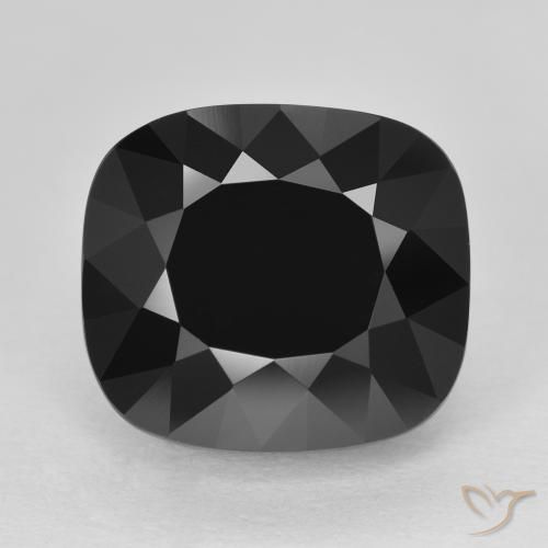 9.04ct Natural Schorl Tourmaline, Cushion, Opaque