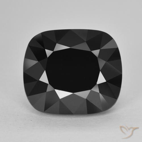8.45ct Natural Schorl Tourmaline, Cushion, Opaque