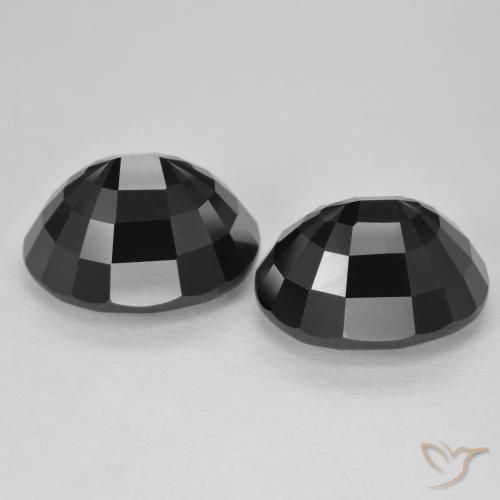 Tourmaline Gemstones in 13.7 x 11 mm Size for Sale, Tourmaline Stones in Schorl Color