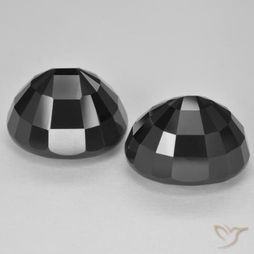 Tourmaline Gemstones in 13.4 x 11.3 mm Size for Sale, Tourmaline Stones in Schorl Color