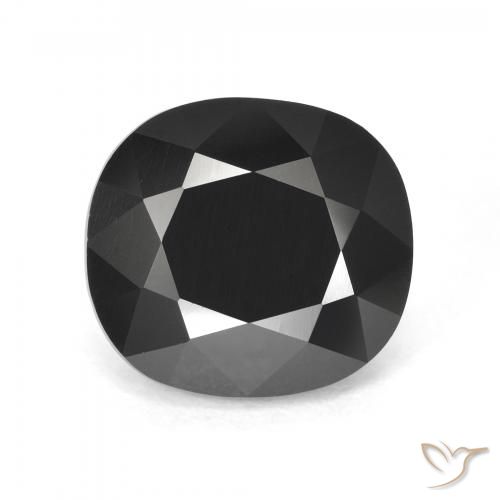 4.57ct Natural Schorl Tourmaline, Cushion, Opaque