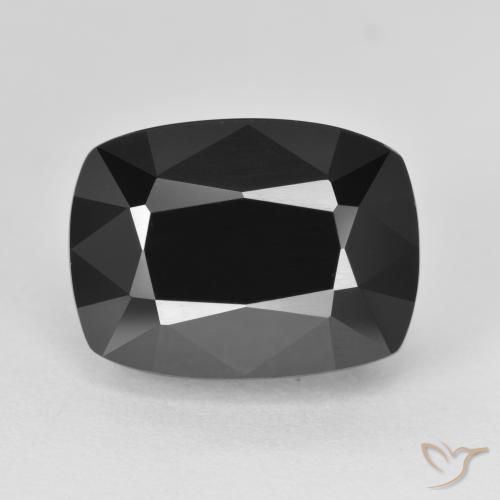 12.57ct Natural Schorl Tourmaline, Cushion, Opaque
