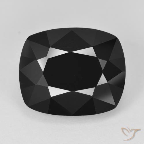 13.44ct Natural Schorl Tourmaline, Cushion, Opaque
