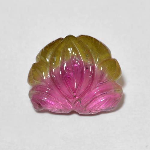 3.93ct Natural Bi-color Tourmaline, Fancy, Transparent