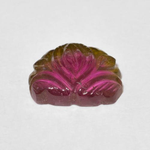 Tourmaline Gemstone in 12 x 10 mm (calibrated) Size for Sale, Tourmaline Stone in Bi-color Color