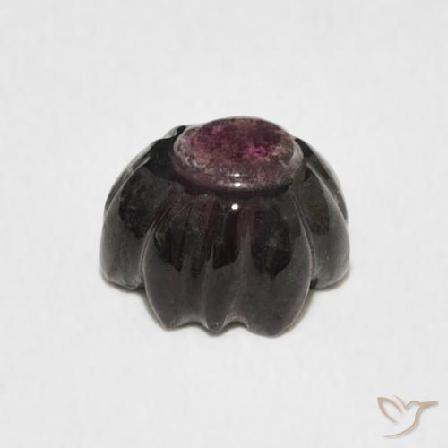Tourmaline Gemstone in 7.1 x 6.3 mm Size for Sale, Tourmaline Stone in Deep Red Color