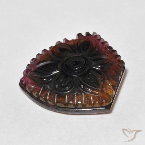 Tourmaline Gemstone in 20.5 x 19.5 mm Size for Sale, Tourmaline Stone in Multicolor Color