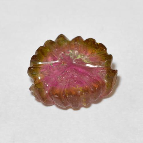 Tourmaline Gemstone in 13 x 13 mm (calibrated) Size for Sale, Tourmaline Stone in Watermelon Color