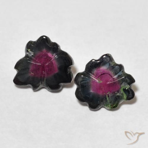 2.84 ct Loose Carved Tourmaline, 8.3 x 7.4 mm From Mozambique, Photo A