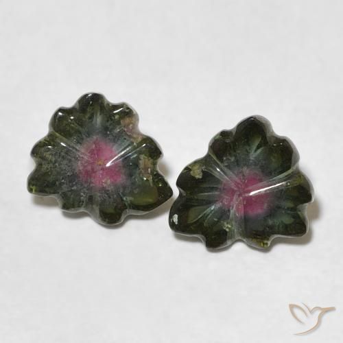 2.65 ct Loose Carved Tourmaline, 7.8 x 7 mm From Mozambique, Photo A