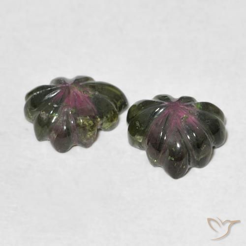 Tourmaline Gemstones in 7.8 x 7 mm Size for Sale, Tourmaline Stones in Multicolor Color
