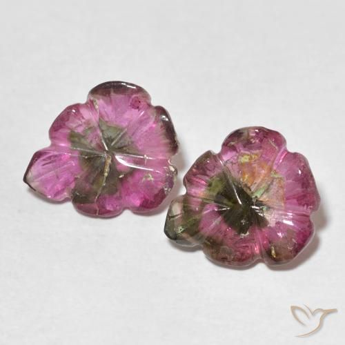 5.8 ct Loose Carved Tourmaline, 12.6 x 10.6 mm From Mozambique, Photo A