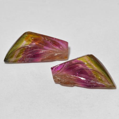 11.78 ct Carved Tourmaline, 20.1 x 9.5 mm From Mozambique, Photo A