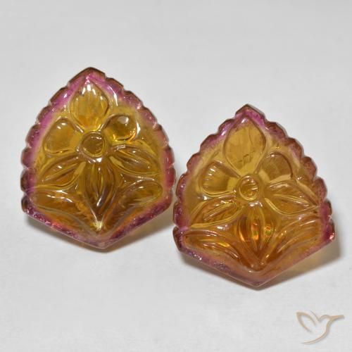 41.22 ct Loose Carved Tourmaline, 22.3 x 19.3 mm From Mozambique, Photo A
