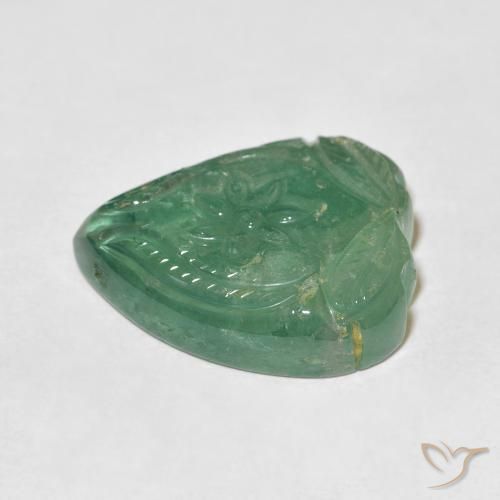 Tourmaline Gemstone in 22.4 x 18.4 mm Size for Sale, Tourmaline Stone in Light Mint Color