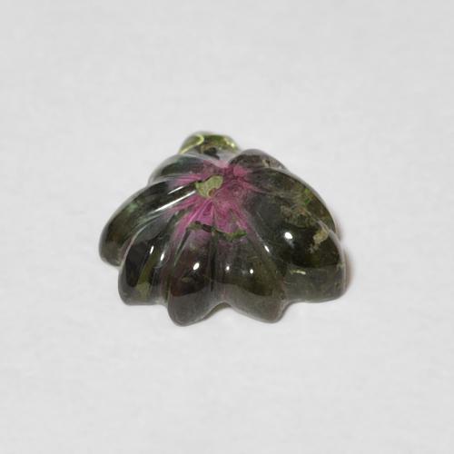 Tourmaline Gemstone in 7.6 x 6.9 mm Size for Sale, Tourmaline Stone in Watermelon Color