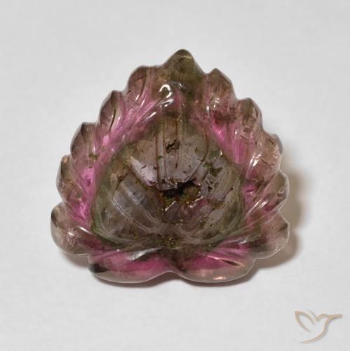 6.24ct Natural Multicolor Tourmaline, Flower Cut, Transparent