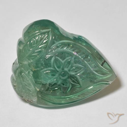 Best Carved Green Tourmaline for a Necklace