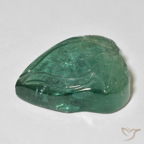 Best Carved Green Tourmaline for a Necklace