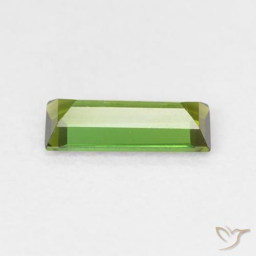 Tourmaline Gemstone in 7.8 x 3.4 mm Size for Sale, Tourmaline Stone in Medium Green Color