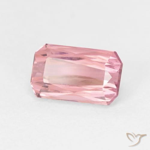 1.67 ct Pink Tourmaline Stone, Natural Tourmaline in Octagon / Scissor Cut Shape for Sale