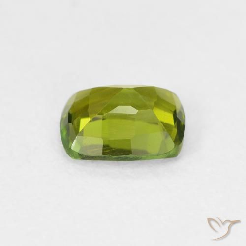 Tourmaline Gemstone in 6.2 x 5.1 mm Size for Sale, Tourmaline Stone in Earthy Green Color