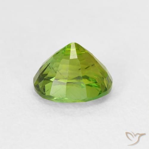 Tourmaline Gemstone in 5.8 x 4.9 mm Size for Sale, Tourmaline Stone in Lively Green Color