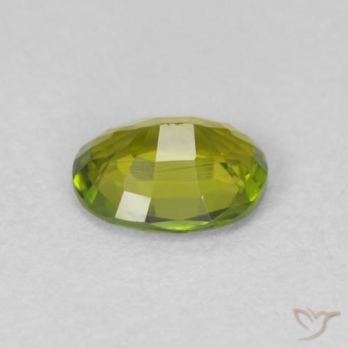 Tourmaline Gemstone in 6.2 x 4.9 mm Size for Sale, Tourmaline Stone in Lively Green Color