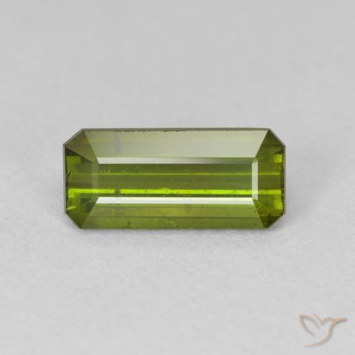 2.07ct Natural Forest Green Tourmaline, Emerald Cut, VS-SI