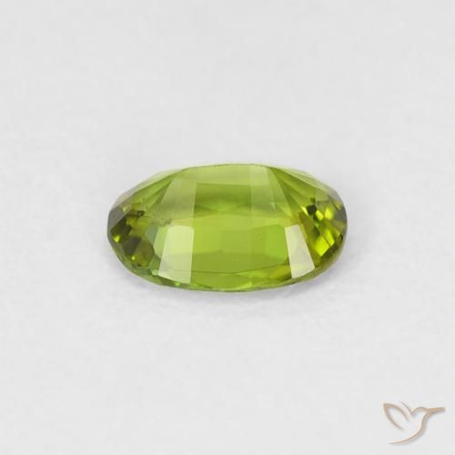 Tourmaline Gemstone in 5.9 x 4.4 mm Size for Sale, Tourmaline Stone in Medium Green Color
